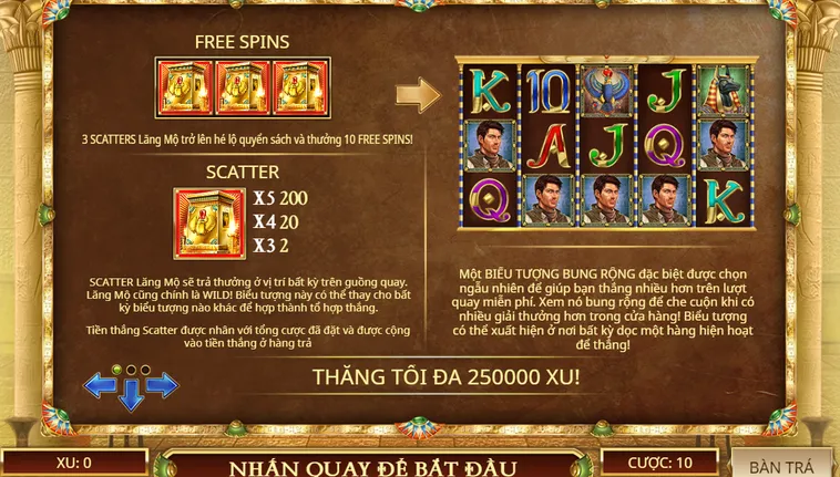 Slot Game Book Of Dead Tại BomWin Hành Trình Giải Mã Bí Mật Lăng Mộ Cổ Và Săn Hũ Vàng