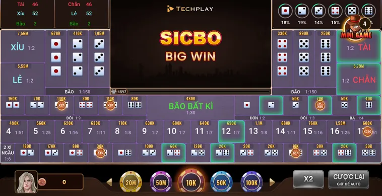 Trải Nghiệm Sicbo BigWin Tại BomWin Với Tỷ Lệ Ăn Thưởng Cực Khủng Nhất 2026